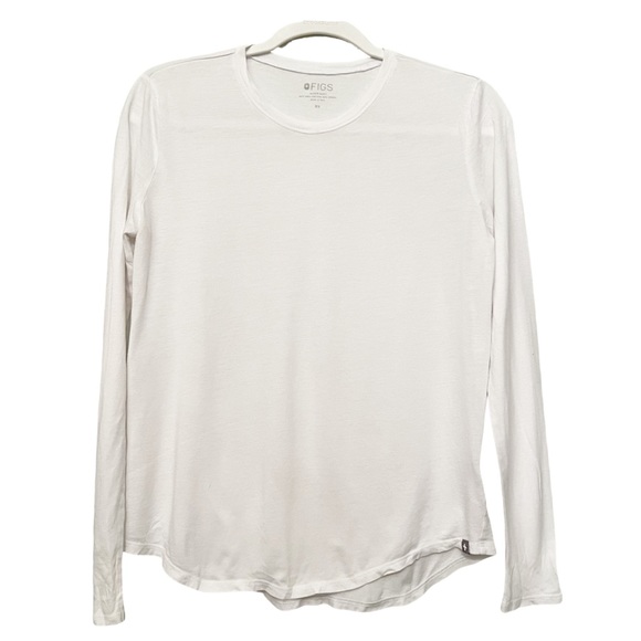 Figs Tops - FIGS Modal Base Layer White Shirt Size XS